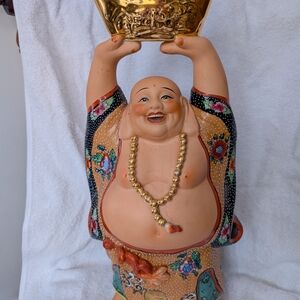 Colorful Laughing Buddha Statue